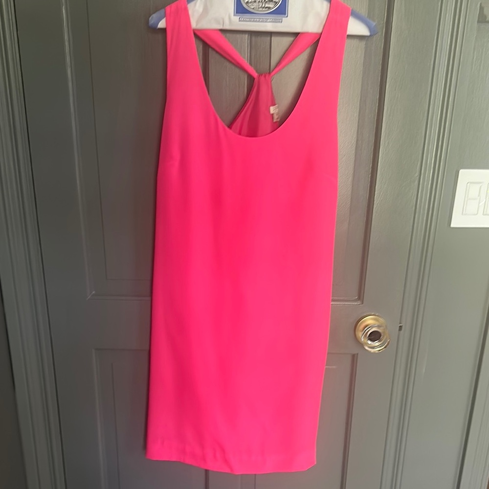 Vibrant Pink Sleeveless Dress